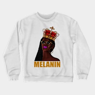 Santa African Queen, Christmas Shirt, Family Christmas, Trendy Christmas Tee, Santa's Favourite Ho. Crewneck Sweatshirt